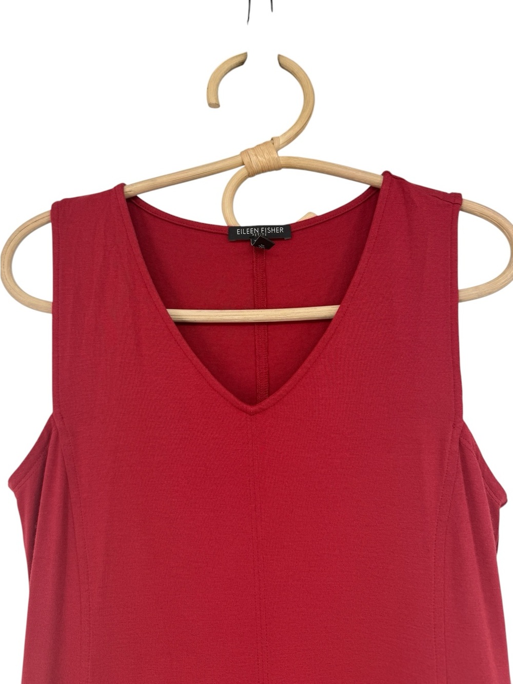Eileen Fisher V Neckline A Line T Shirt Dress Womens Petite Small Casual Staple - Picture 4 of 13